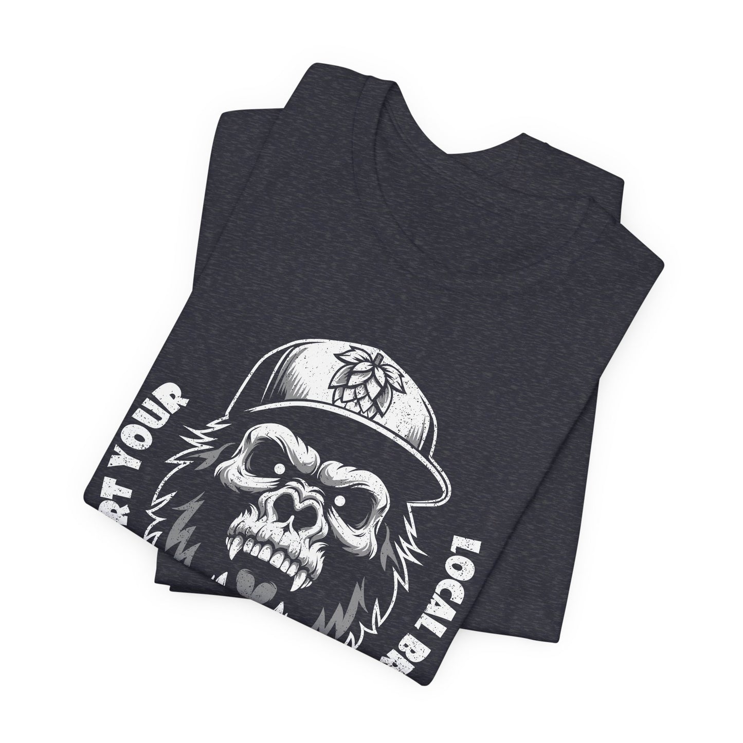 Support Local Brewers Tee – Skull Ape Craft Beer Graphic Shirt