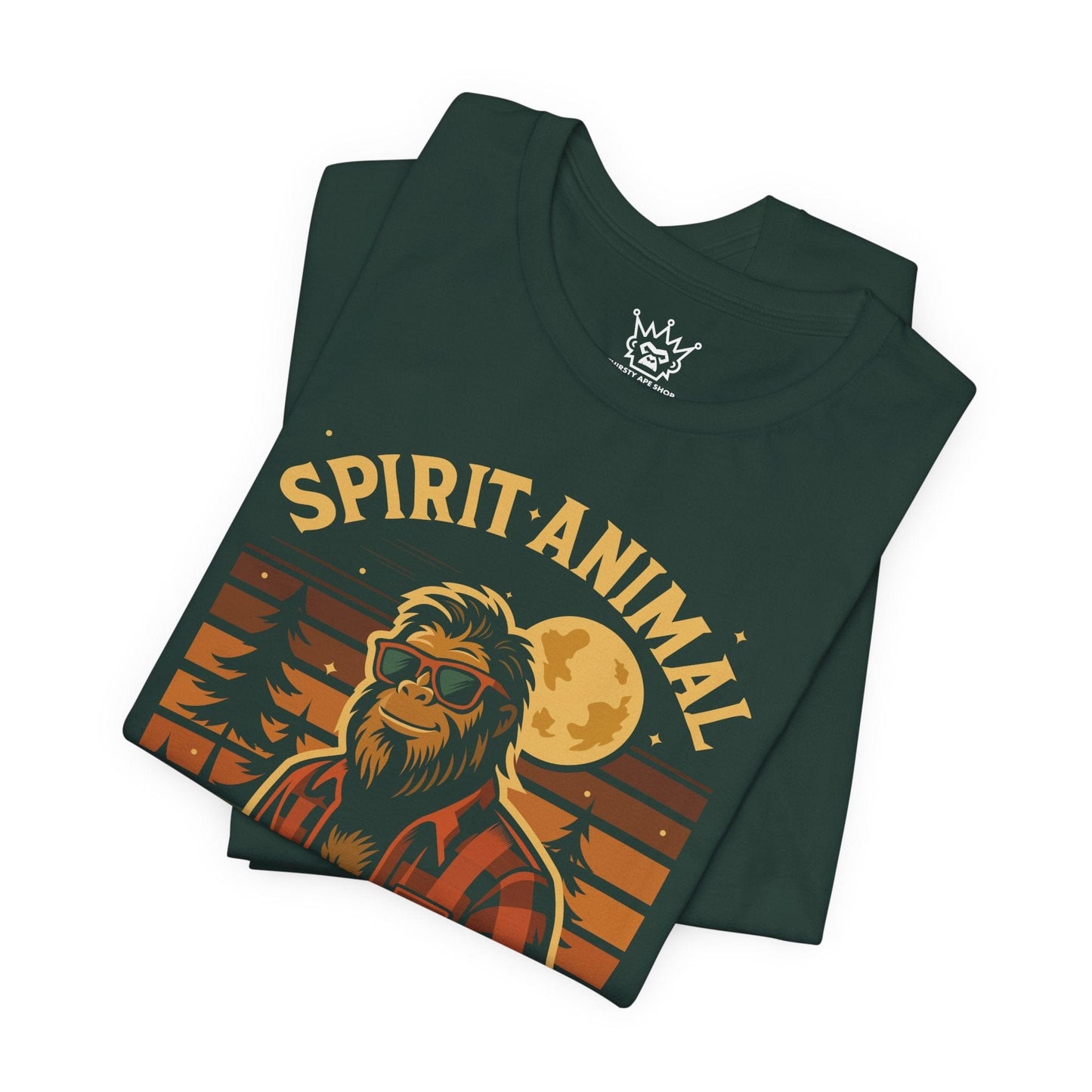 Spirit Animal Sasquatch Beer Tee