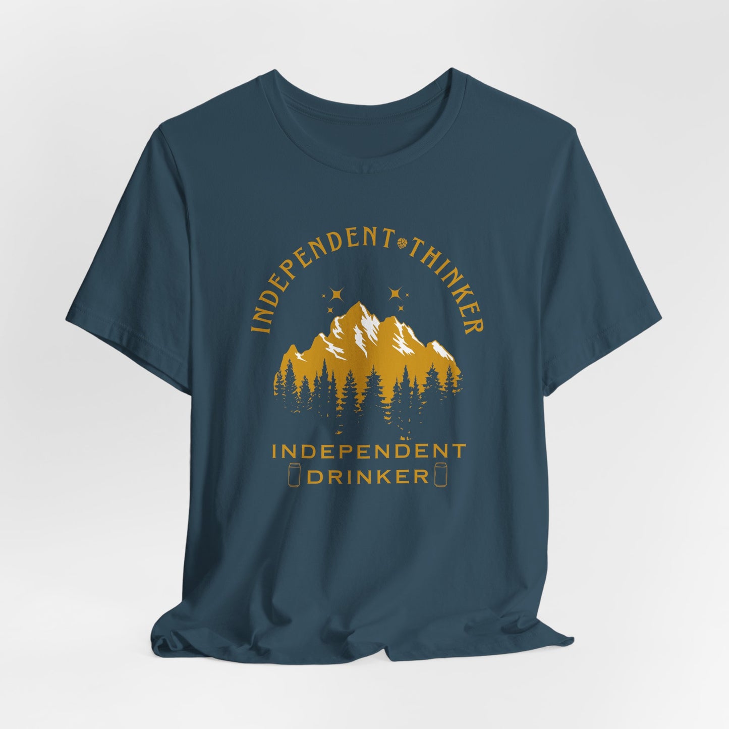 Independent Thinker Drinker Tee – Craft Beer Graphic Shirt, Unisex Streetwear Vibes
