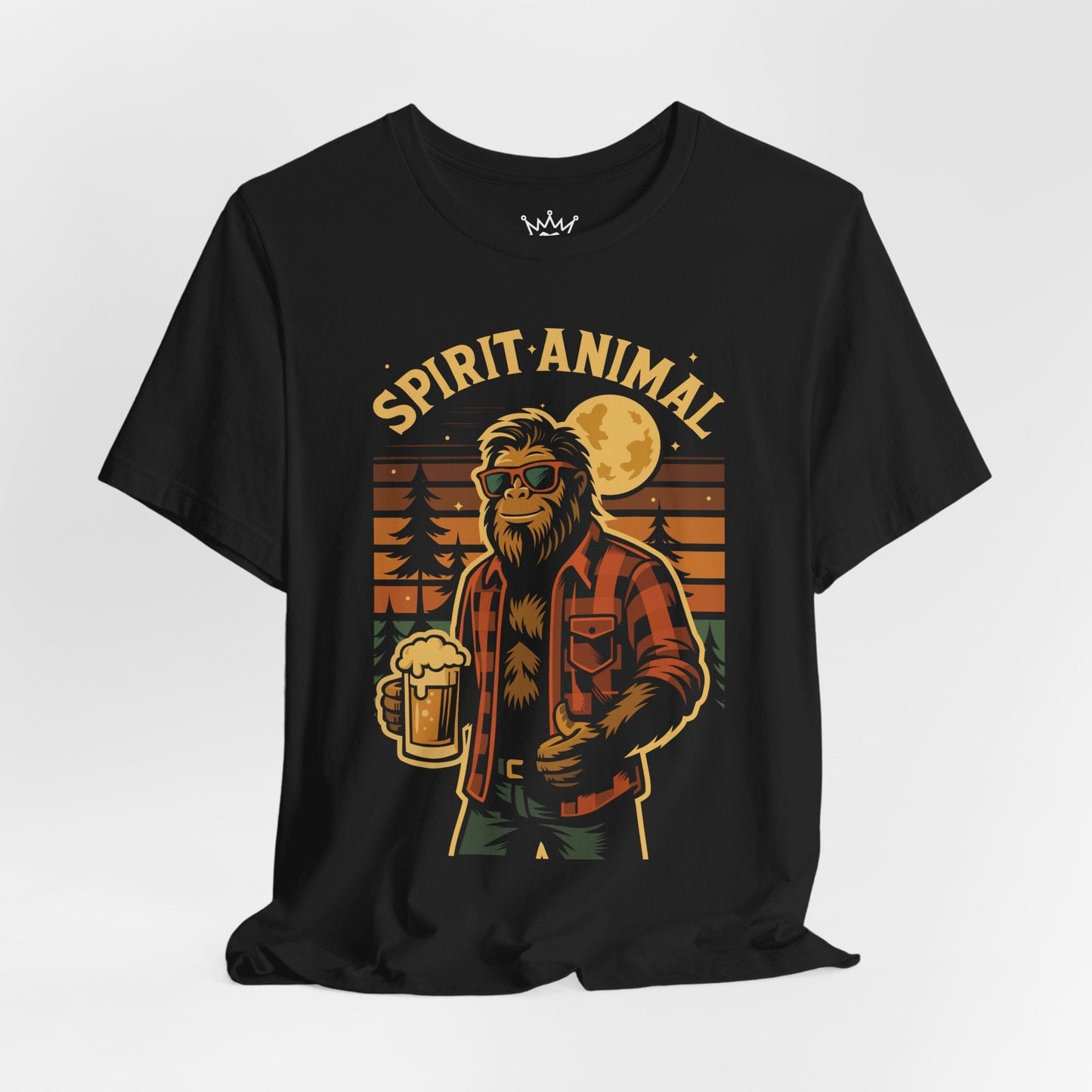 Spirit Animal Sasquatch Beer Tee