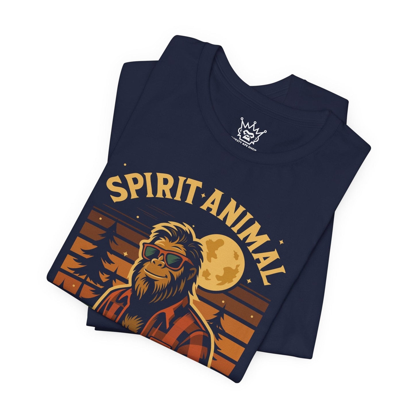 Spirit Animal Sasquatch Beer Tee