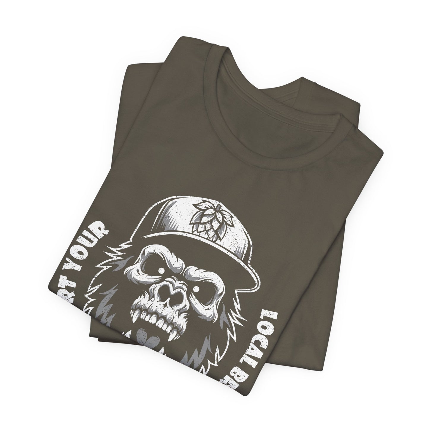 Support Local Brewers Tee – Skull Ape Craft Beer Graphic Shirt