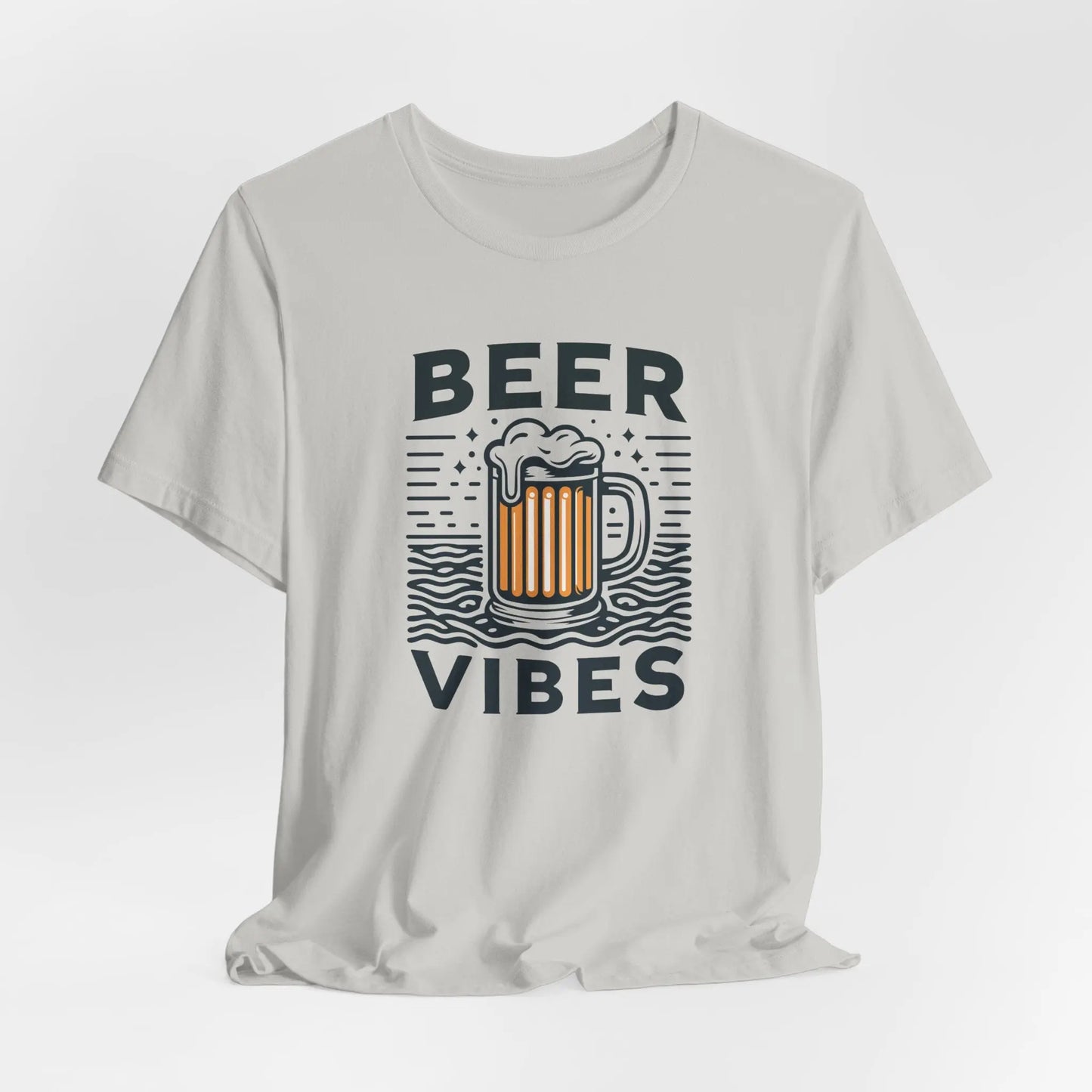 Beer Vibes Tee – Chill Mug Graphic Shirt for Craft Lovers & Brewery Days Printify