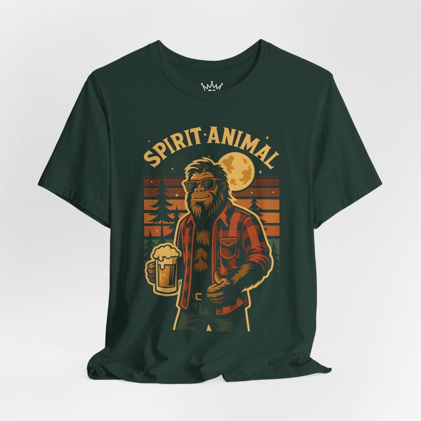 Spirit Animal Sasquatch Beer Tee