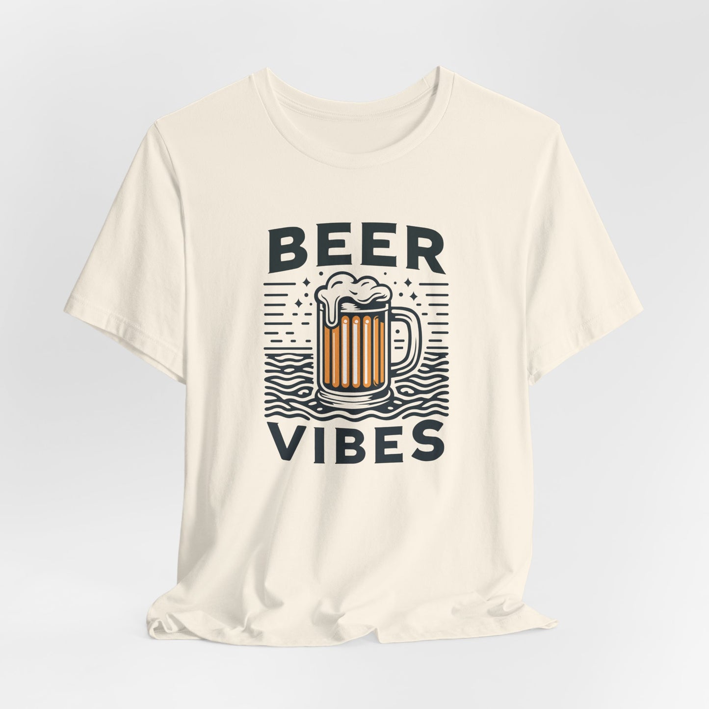 Beer Vibes Tee – Chill Mug Graphic Shirt for Craft Lovers & Brewery Days
