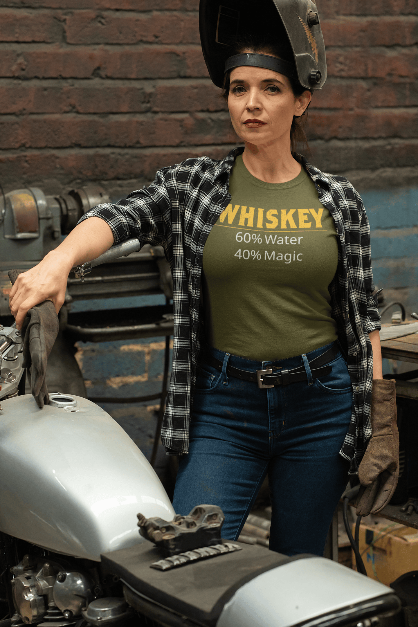 Whiskey Magic T-Shirt – Funny Whiskey Lover Tee, 60% Water 40% Magic Shirt