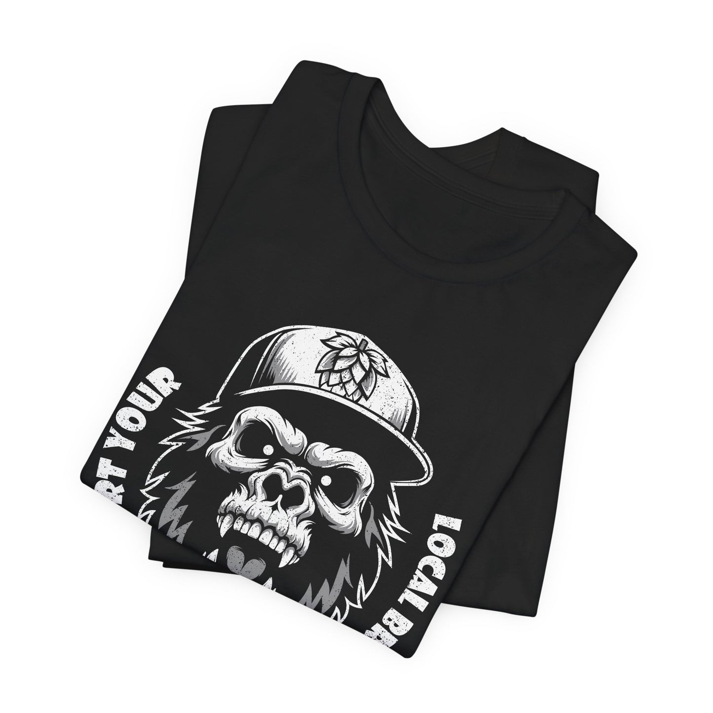 Support Local Brewers Tee – Skull Ape Craft Beer Graphic Shirt