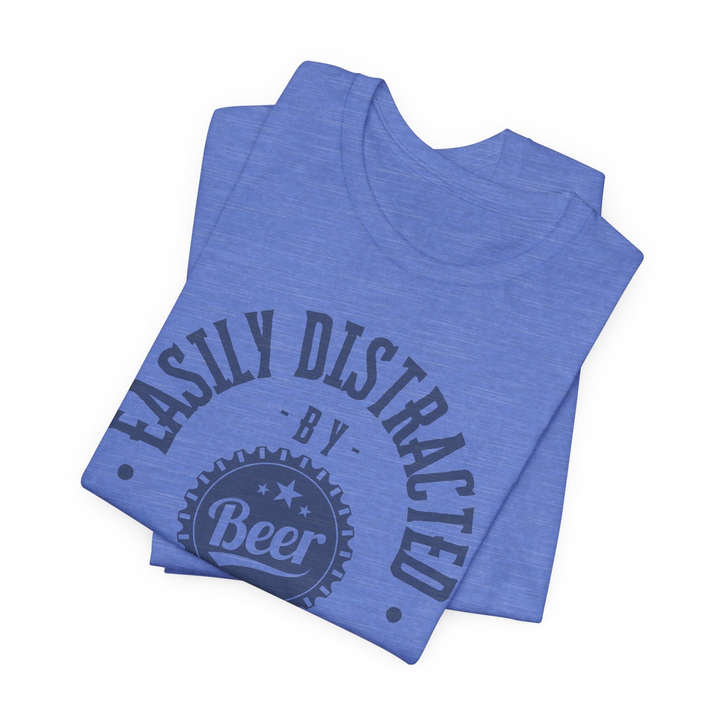 Easily Distracted by Beer Tee – Funny Craft Beer Shirt for Chill Vibes & BBQs