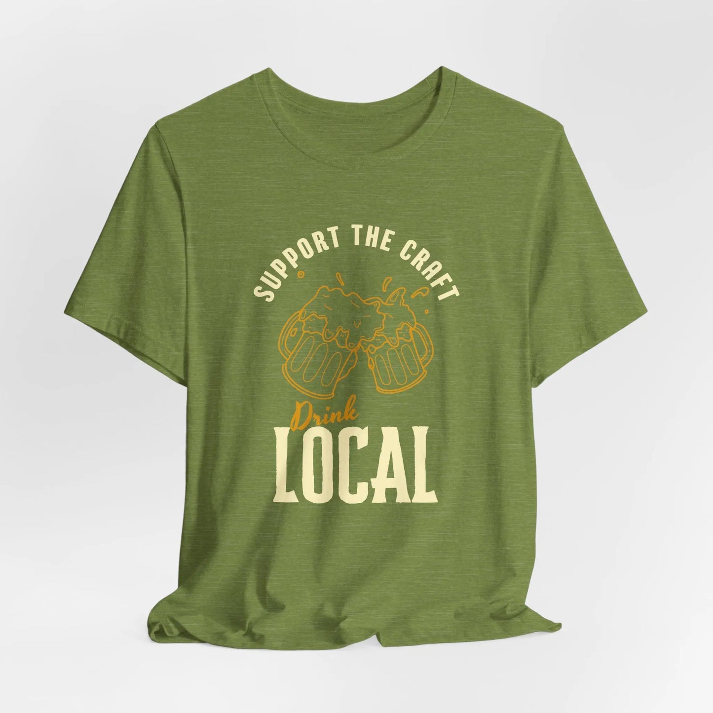 Drink Local Tee – Support the Craft Beer Shirt, Unisex Brewery Streetwear Printify