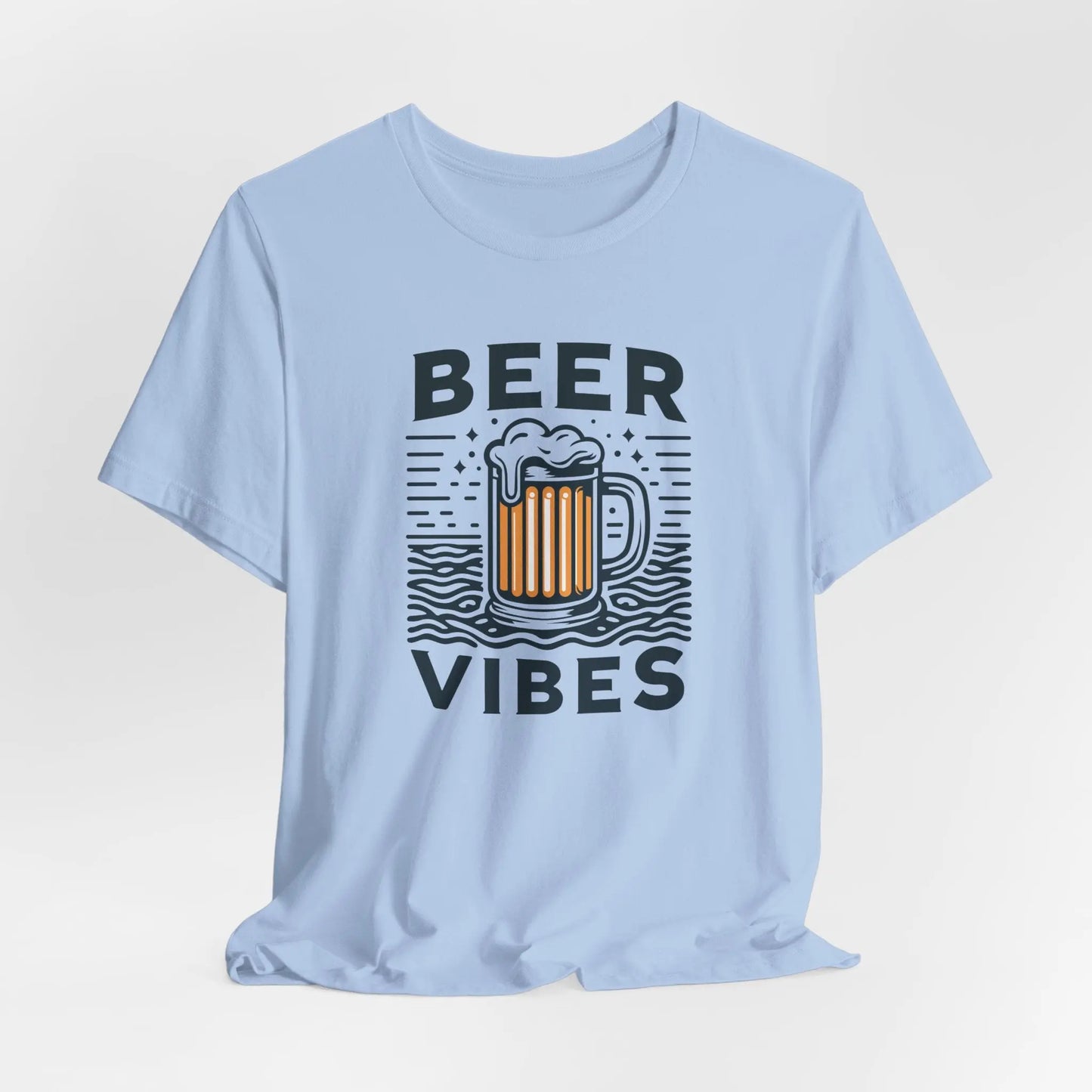 Beer Vibes Tee – Chill Mug Graphic Shirt for Craft Lovers & Brewery Days Printify