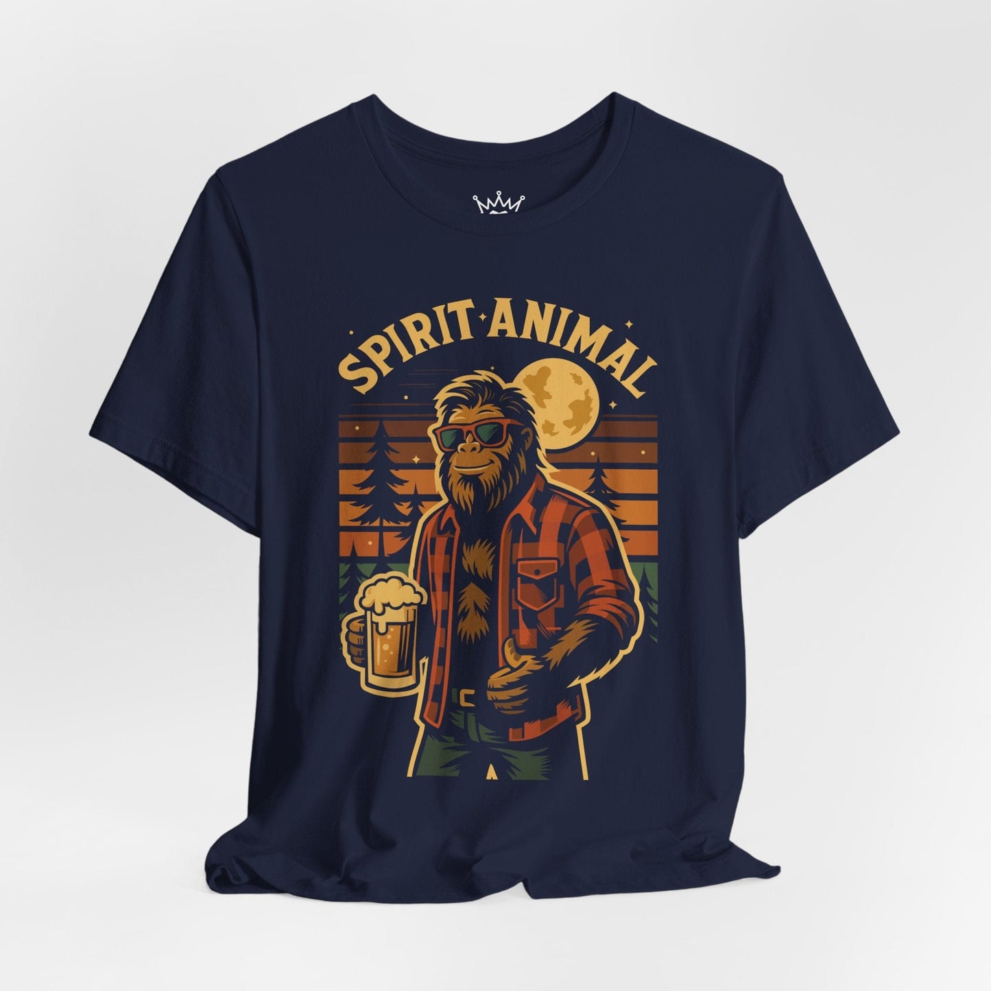 Spirit Animal Sasquatch Beer Tee