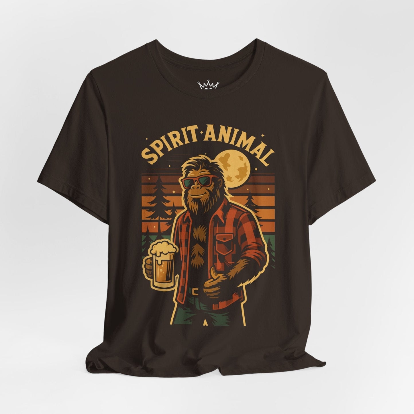 Spirit Animal Sasquatch Beer Tee