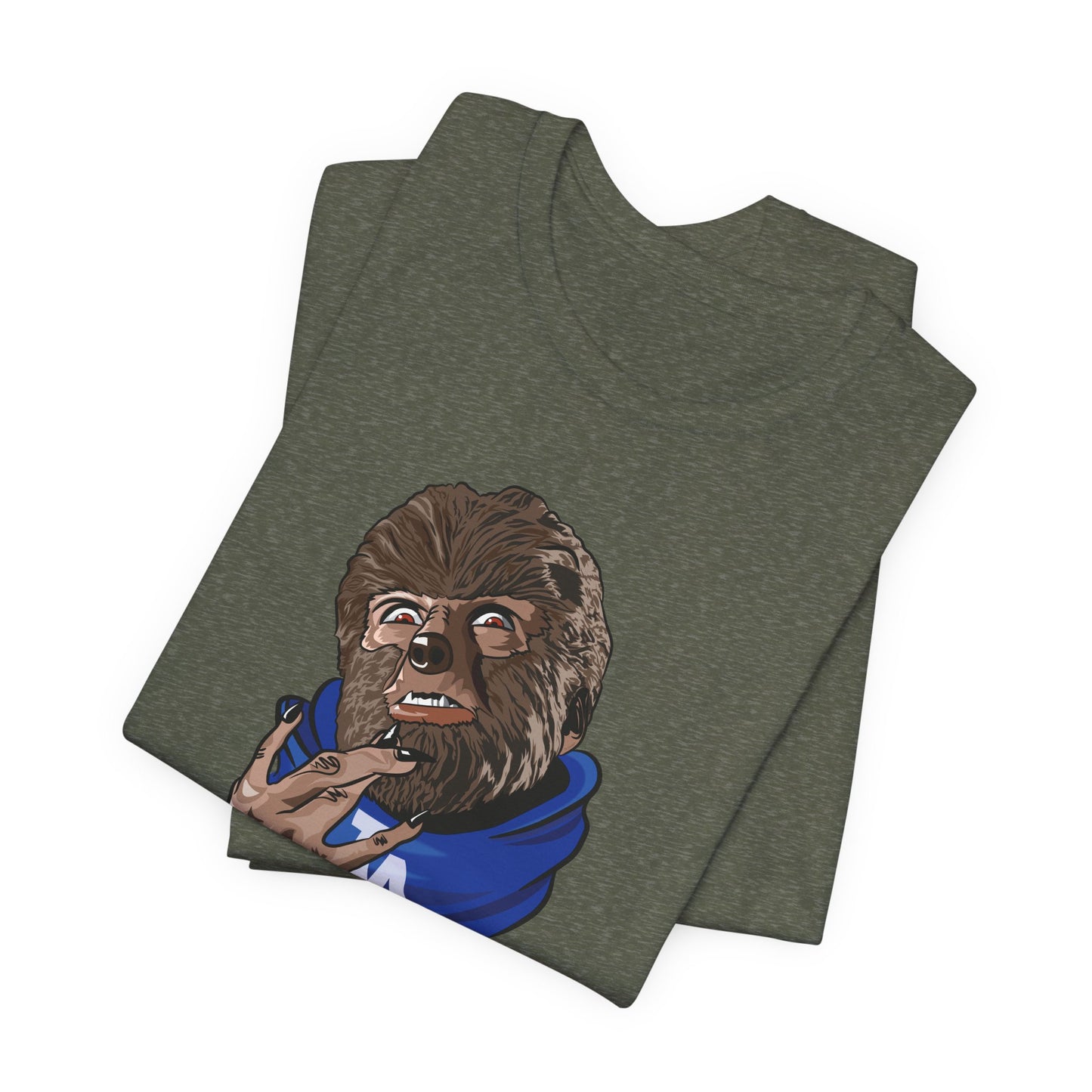 Wolfman Westside Dodgers Tee – Horror Baseball Graphic for LA Fans