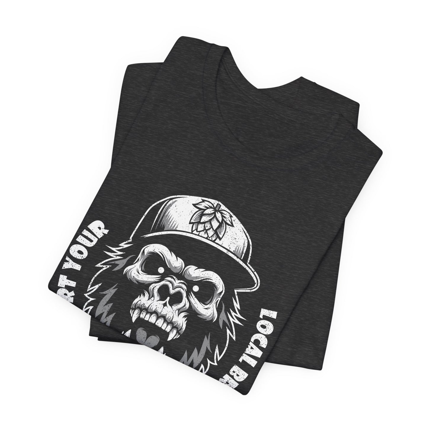 Support Local Brewers Tee – Skull Ape Craft Beer Graphic Shirt