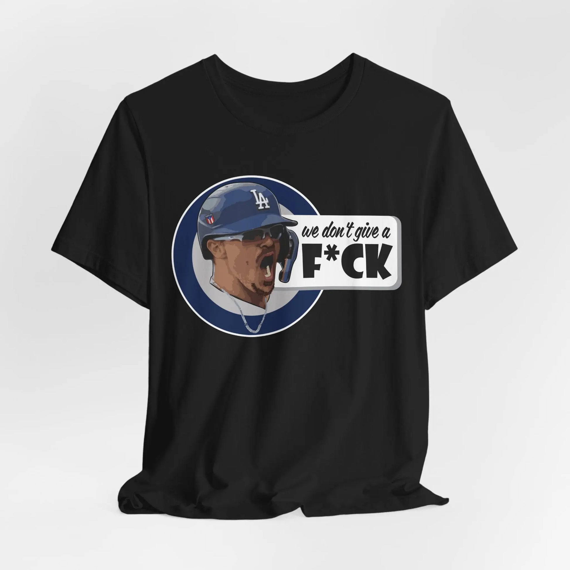 Kike Hernandez "We Don’t Give a F*ck" T-Shirt – Limited Edition Dodgers Apparel, Bold Graphic Unisex Tee Printify