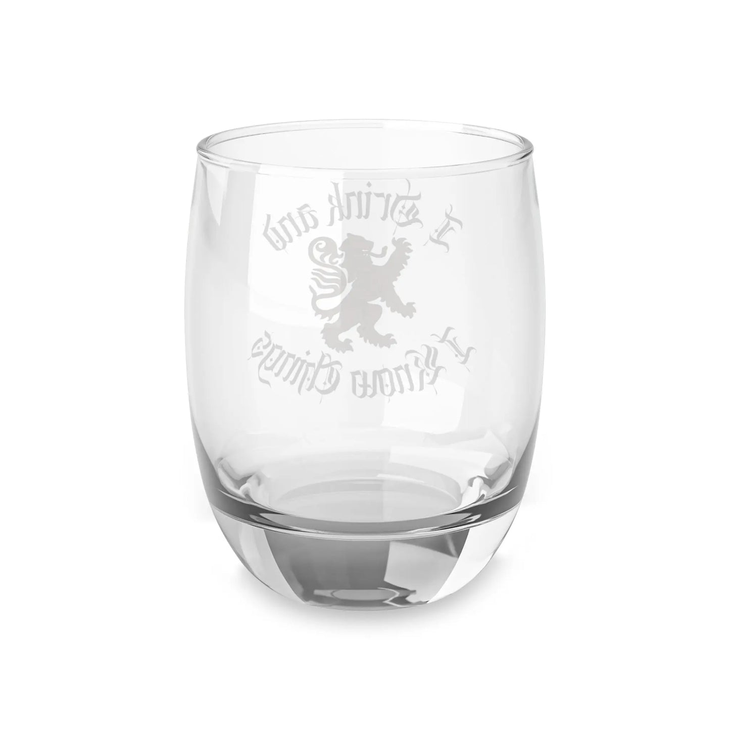 I Drink and I Know Things Whiskey Glass, Funny 6oz Barware Gift, Game Night Essential, Personalized Home Bar Glass, Holiday Gift Idea Printify