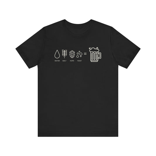Brewer’s Formula – Beer Ingredients Graphic Tee