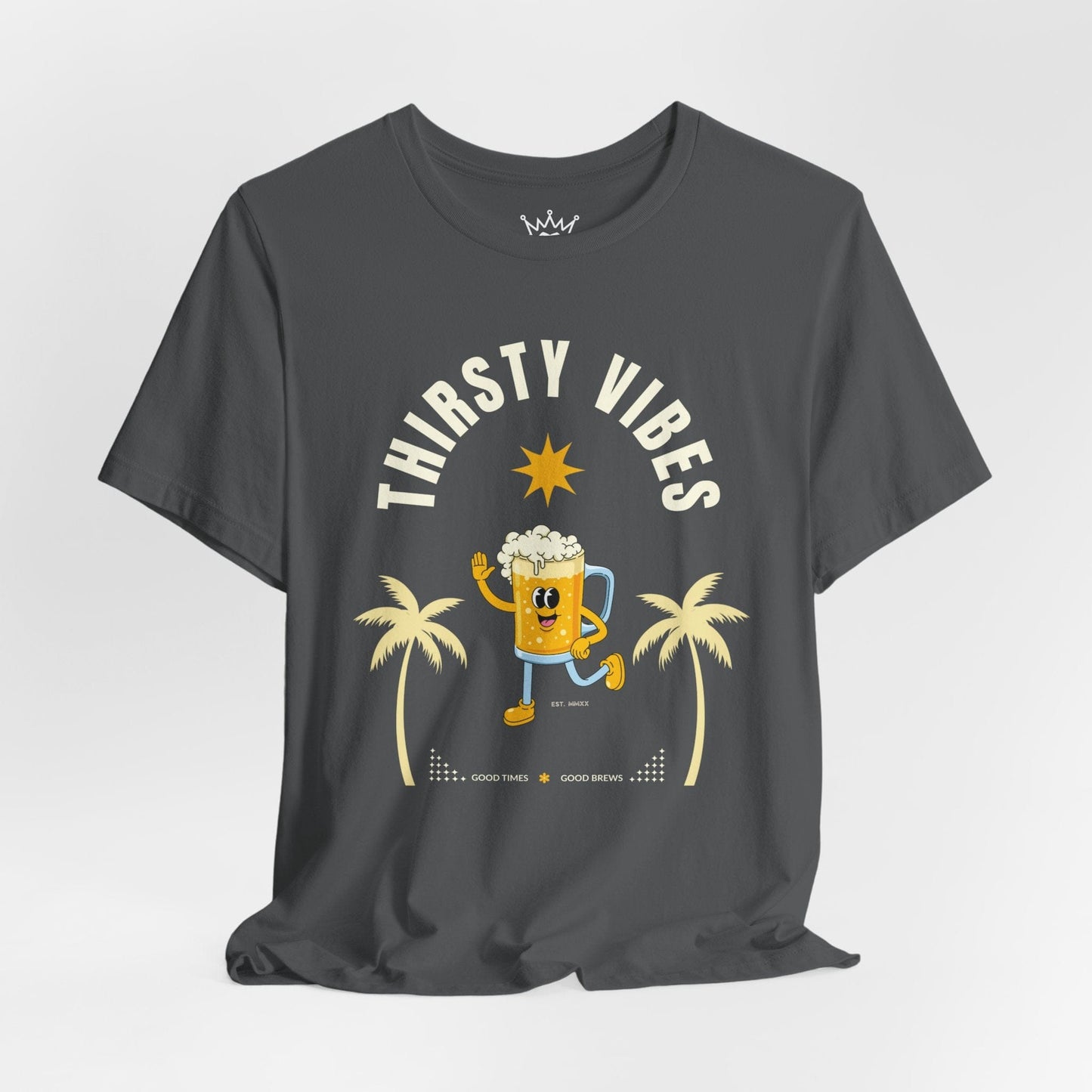 Thirsty Vibes T-Shirt – Beer Lover Graphic Tee for Festivals, Breweries & Summer Days
