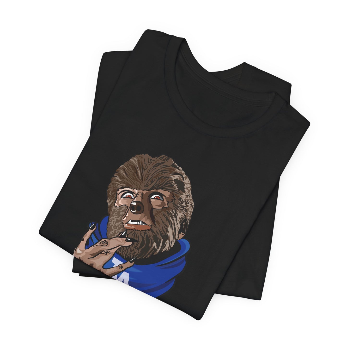 Wolfman Westside Dodgers Tee – Horror Baseball Graphic for LA Fans