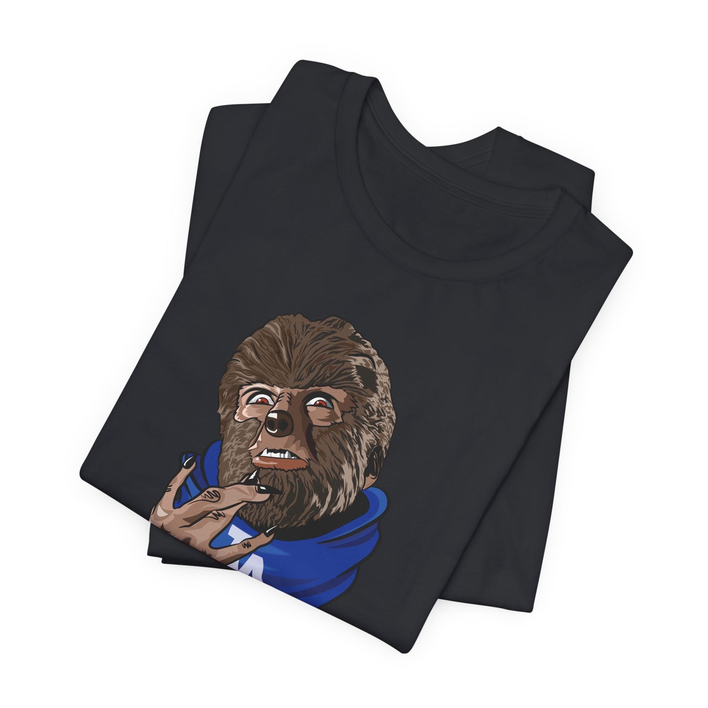 Wolfman Westside Dodgers Tee – Horror Baseball Graphic for LA Fans