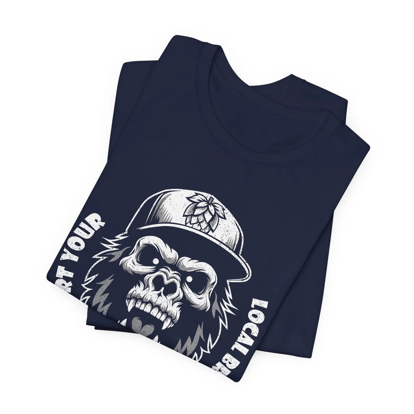 Support Your Local Brewers T-Shirt – Skull Ape Craft Beer Shirt, Unisex Streetwear Printify