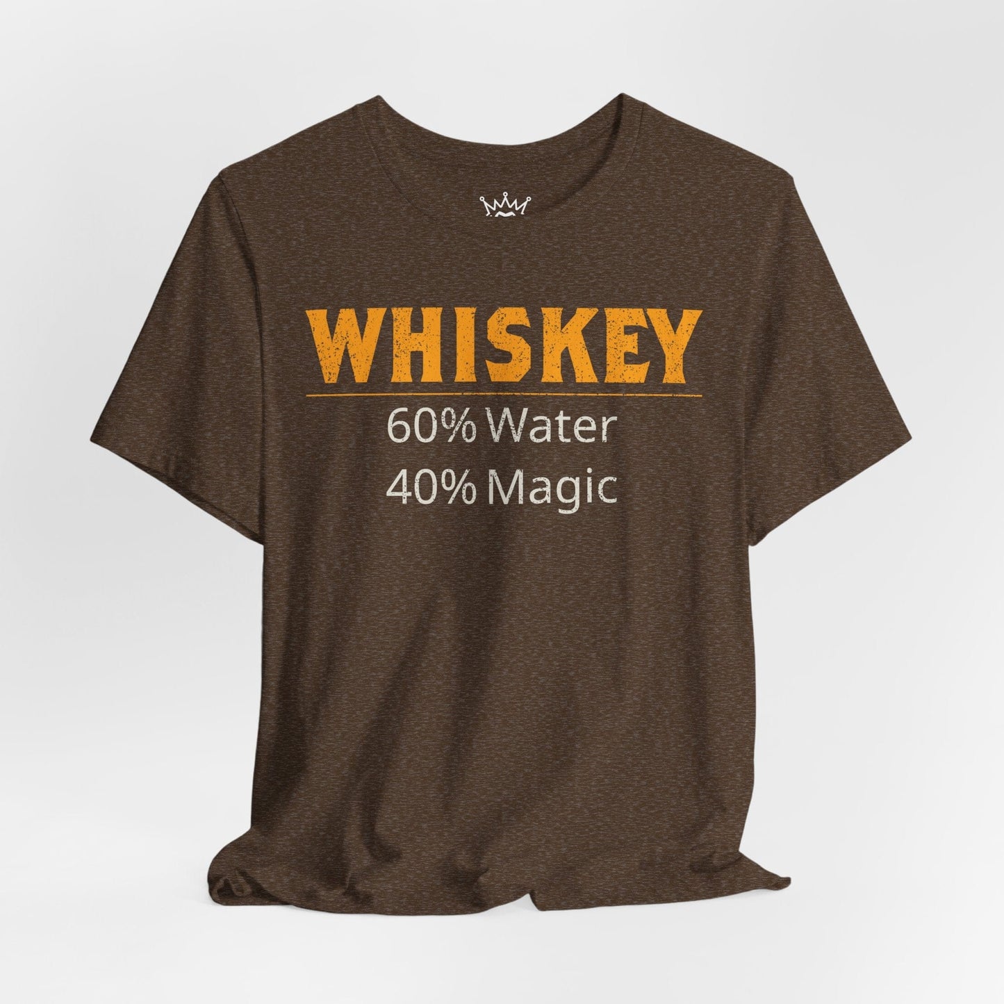 Whiskey Magic T-Shirt – Funny Whiskey Lover Tee, 60% Water 40% Magic Shirt