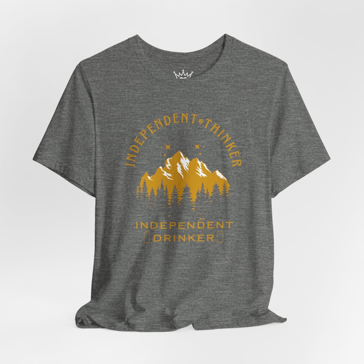 Independent Thinker Drinker T-Shirt – Outdoorsy Beer Lover Tee for Free Spirits & Craft Drinkers