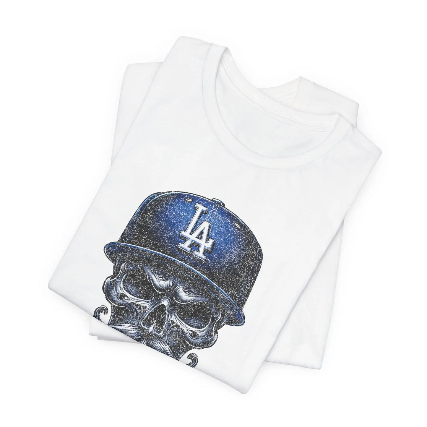 Vintage LA Skull Dodgers T-Shirt – Retro Baseball Shirt, Unique Graphic Tee, Unisex Streetwear Printify