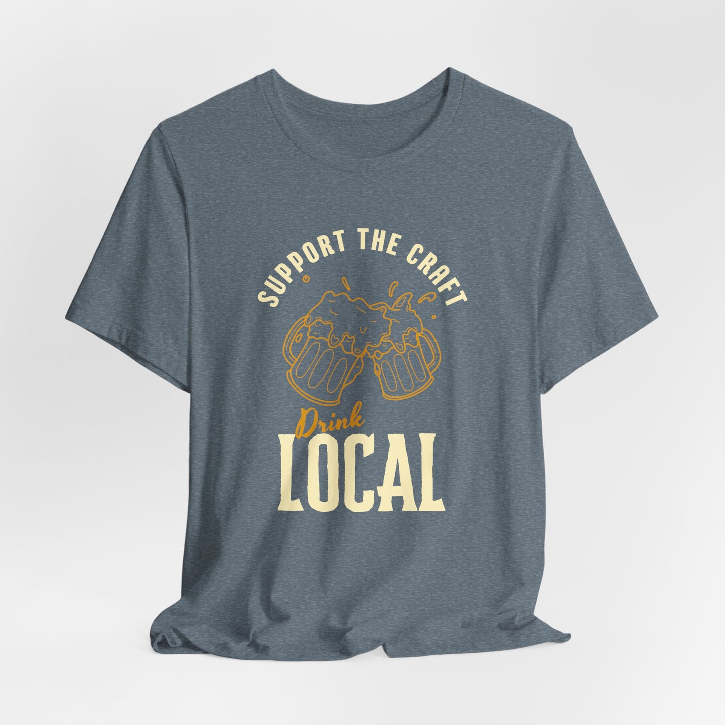 Drink Local Tee – Support the Craft Beer Shirt, Unisex Brewery Streetwear