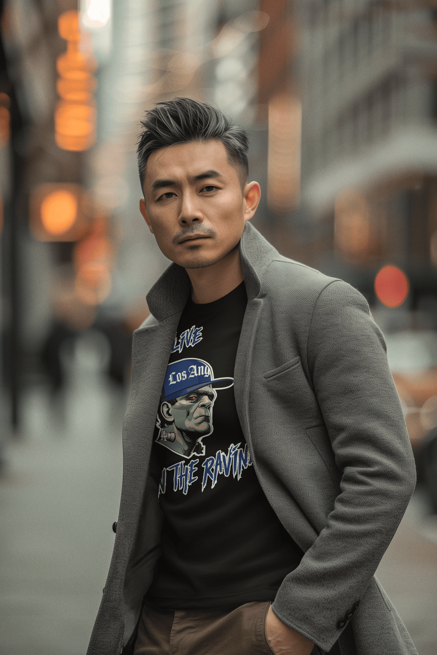 It's Alive in the Ravine T-Shirt – LA Baseball Horror Mashup Tee for Dodger Fans