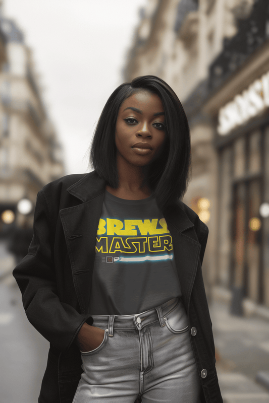 Brews Master T-Shirt – Funny Galactic Beer Tee for Sci-Fi Fans & Craft Drinkers