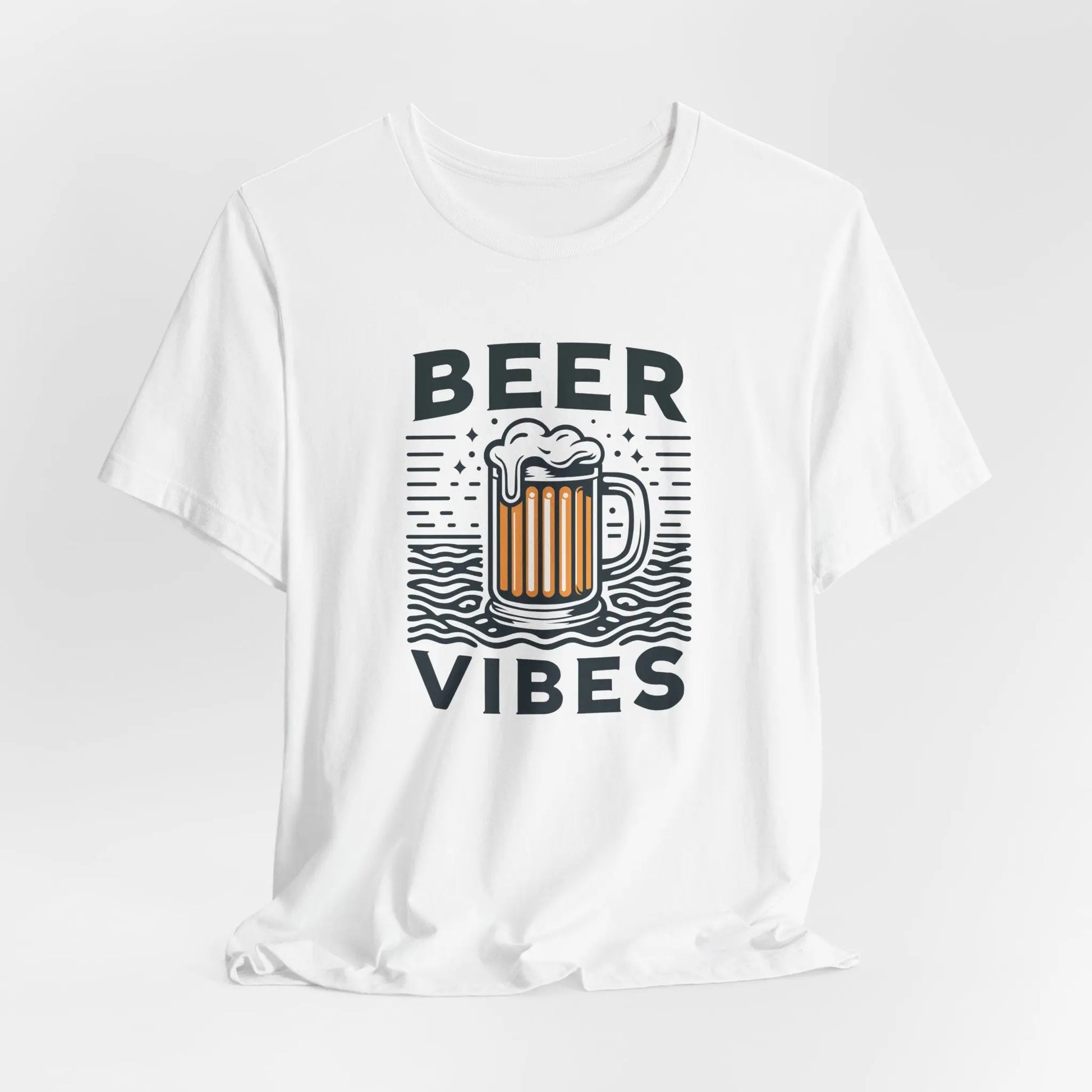 Beer Vibes Tee – Chill Mug Graphic Shirt for Craft Lovers & Brewery Days Printify