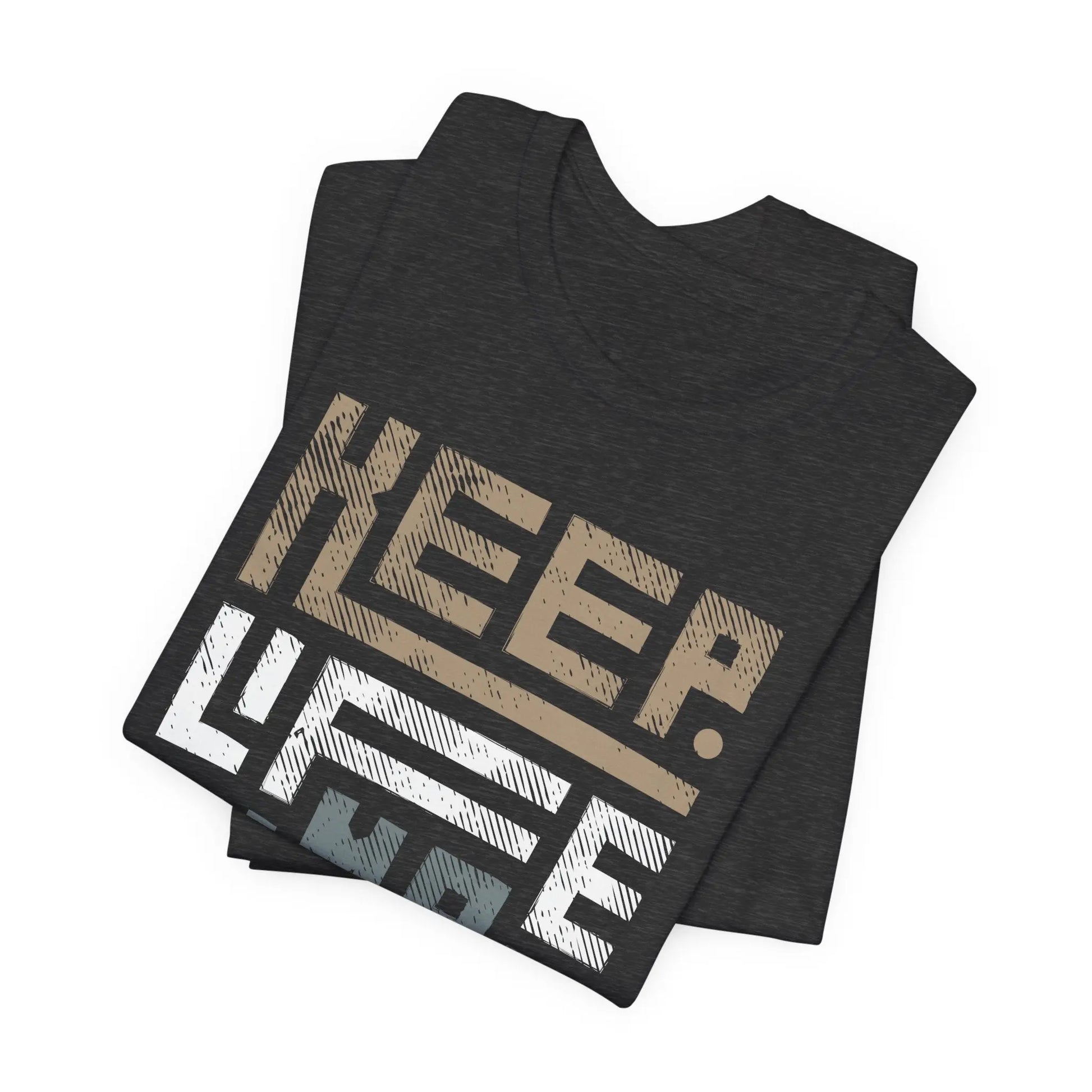 Keep Life Simple Bring Beer T-Shirt, Funny Beer Lover Gift, Unisex Beer Graphic Tee, Casual Brewery Shirt, Holiday Gift for Beer Enthusiasts Printify