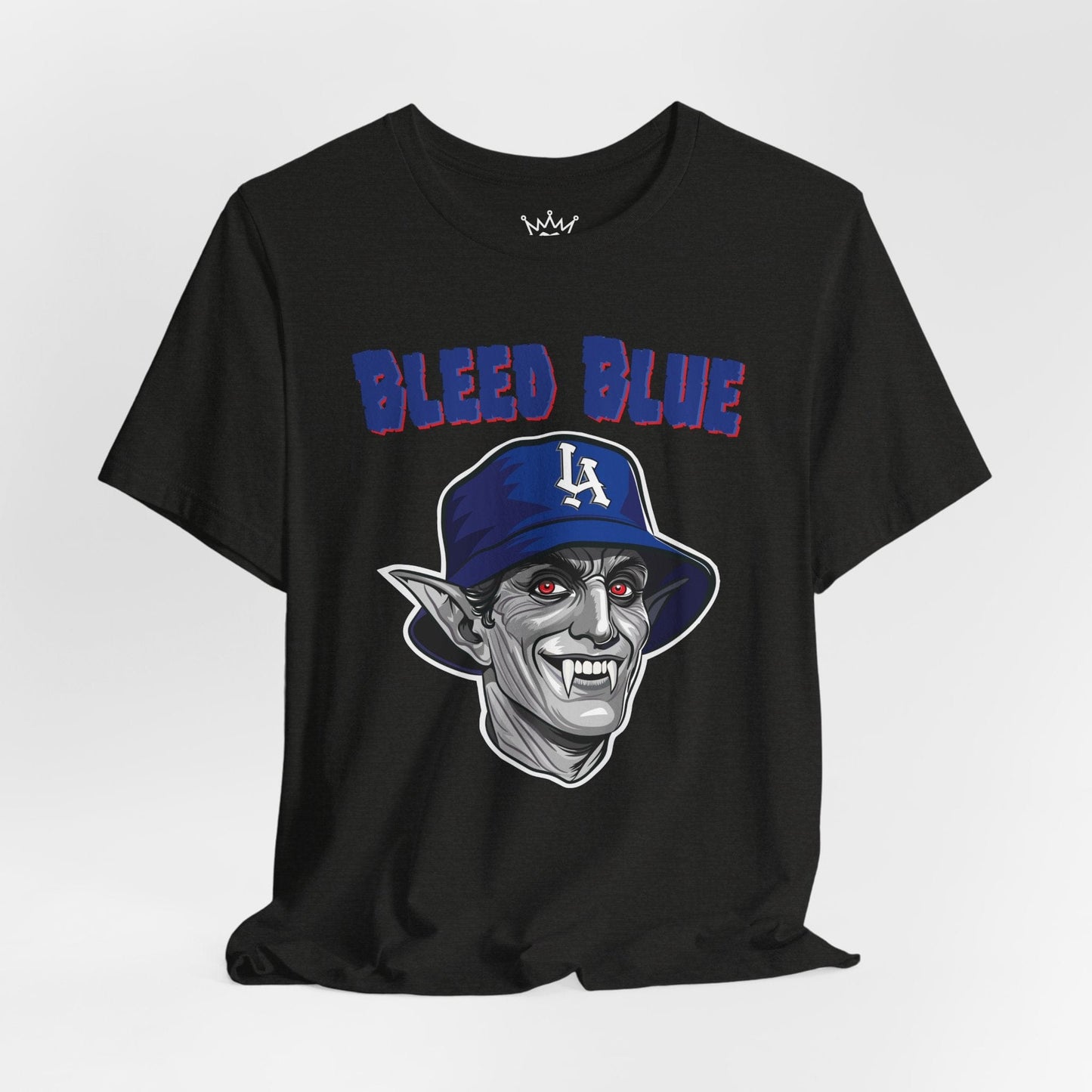 Bleed Blue LA Tee – Fierce Fan Graphic Shirt for Los Angeles Supporters