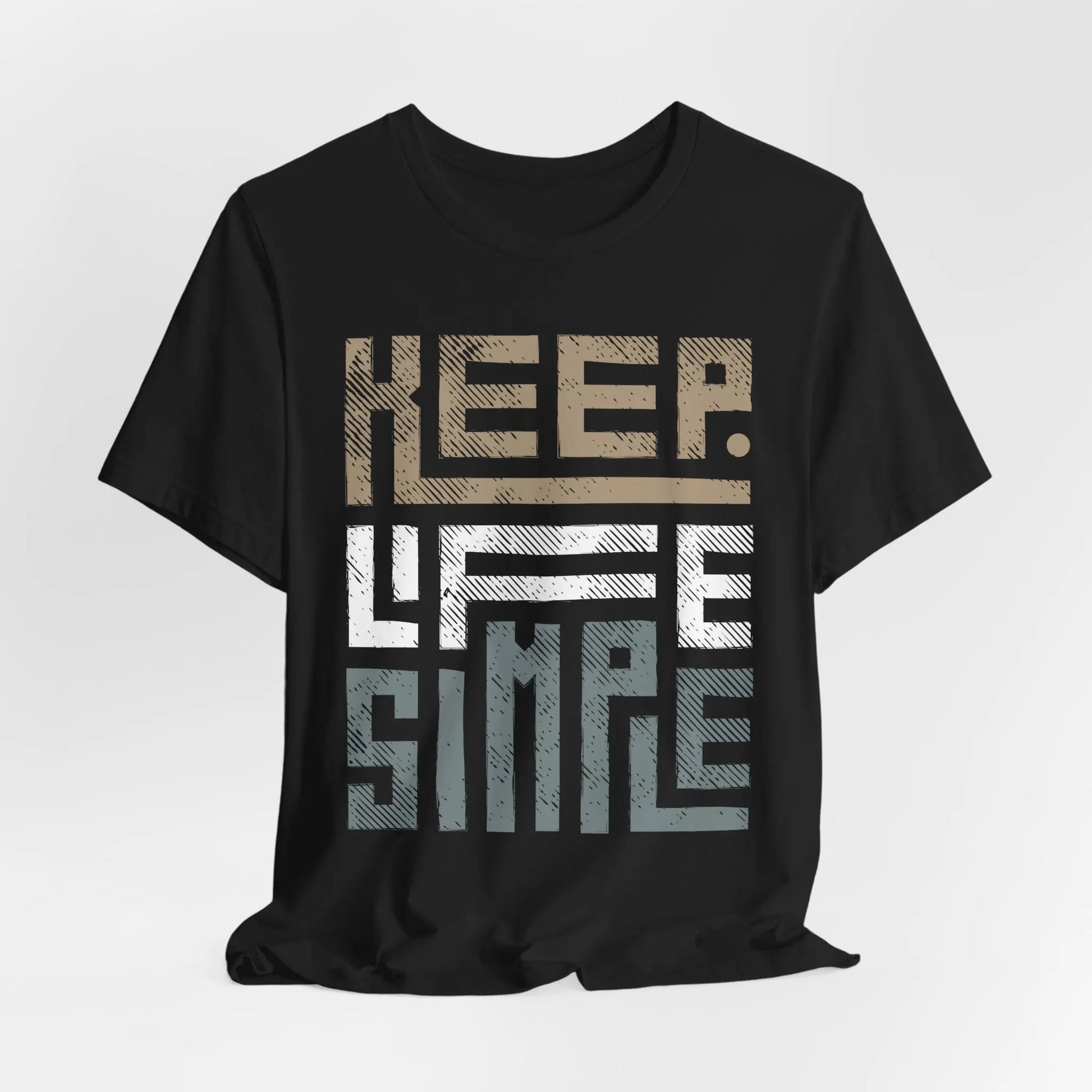 "Keep Life Simple" Minimalist Unisex T-Shirt – Modern Casual Wear Printify
