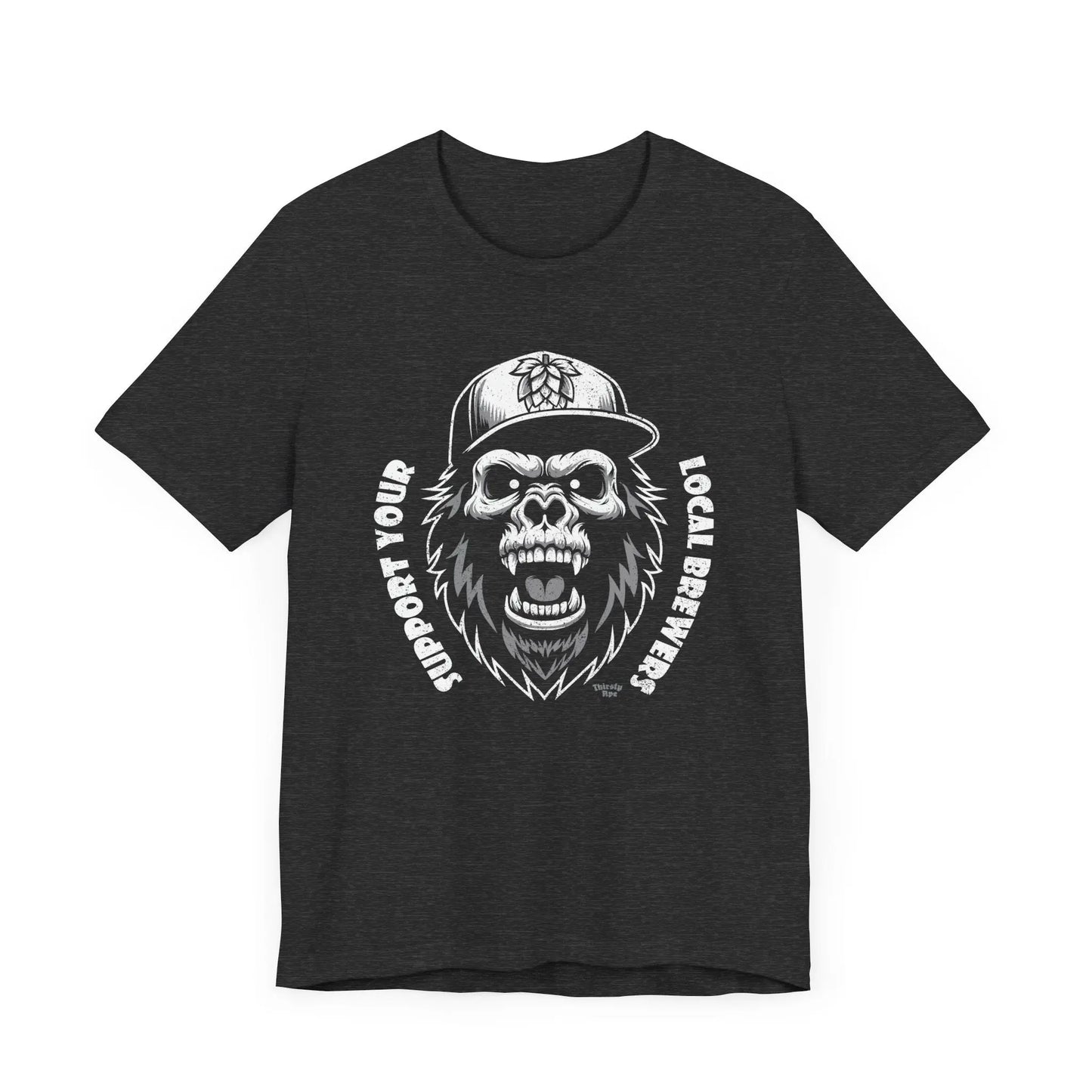 Support Your Local Brewers T-Shirt – Skull Ape Craft Beer Shirt, Unisex Streetwear Printify